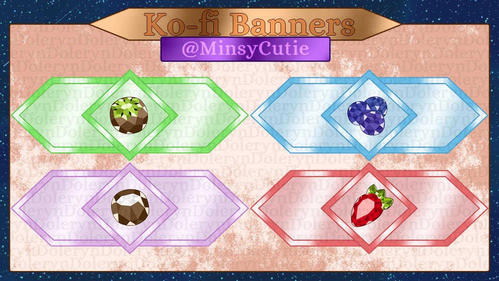 Ko-fi Membership Banners for @MinsyCutie